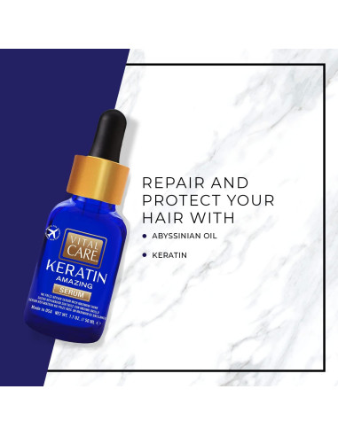 Suero Capilar Sin Frizz Vital Care 50ml - Queratina Hidratante