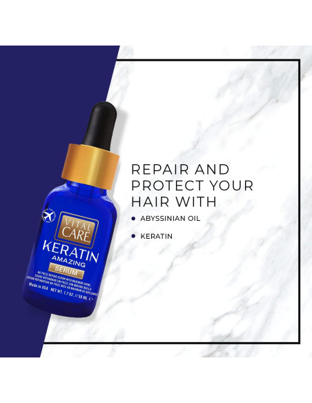 Suero Capilar Sin Frizz Vital Care 50ml - Queratina Hidratante