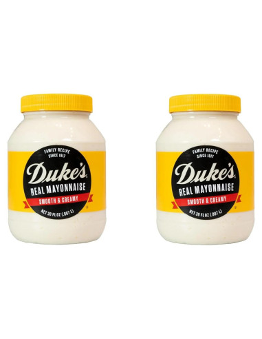 Mayonesa Dukes Suave y Cremosa 2 x 30 oz (60 oz total)