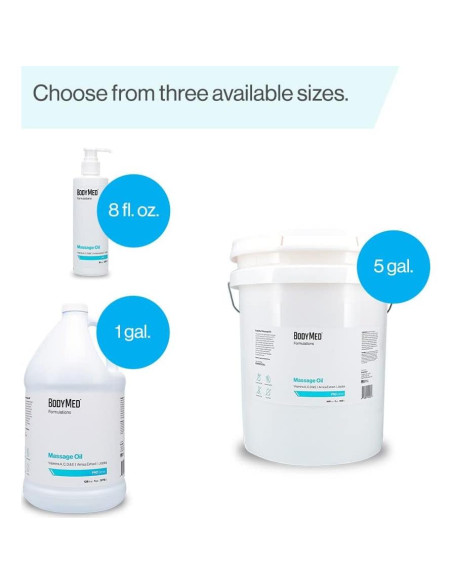 Aceite de Masaje BodyMed Formulations 226.8 g - Sin Fragancia