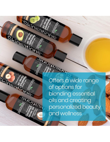 Aceites Portadores Skinsations 5x113ml - Almendra, Aguacate, Uva, Avellana, Coco MCT