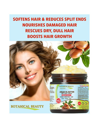 Mantequilla de Aceite de Argán Pura Natural 118 ml - Chateau Cosmetics