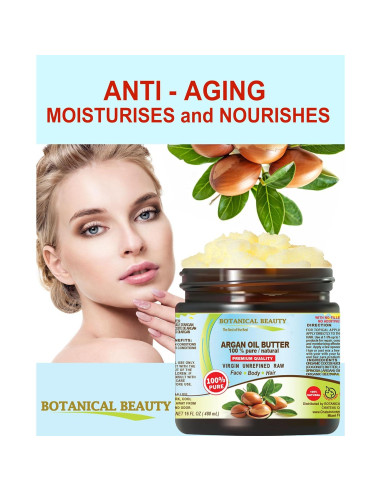 Mantequilla de Aceite de Argán Pura Natural 118 ml - Chateau Cosmetics