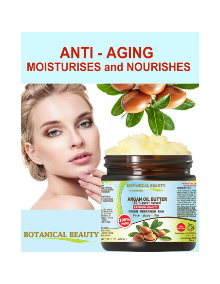 Mantequilla de Aceite de Argán Pura Natural 118 ml - Chateau Cosmetics