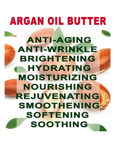 Mantequilla de Aceite de Argán Pura Natural 118 ml - Chateau Cosmetics