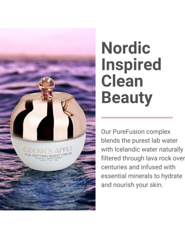 Crema Nocturna Antienvejecimiento Idunn 28g - Ácido Hialurónico