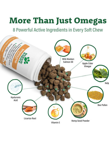 Doggie Dailies Omega 3 Masticables para Perros 225 Unidades