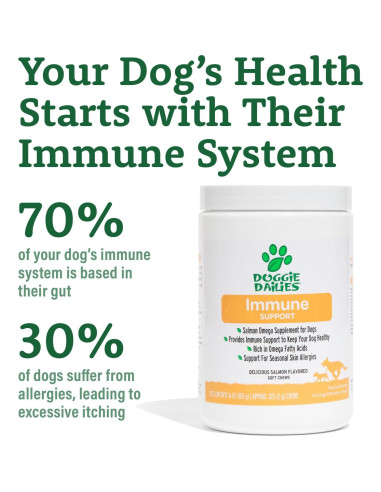 Doggie Dailies Omega 3 Masticables para Perros 225 Unidades