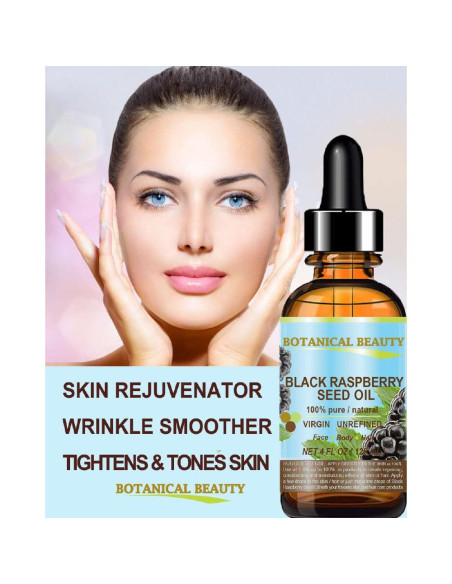 Aceite de Semilla de Frambuesa Negra 100% Puro 60 ml - Botanical Beauty