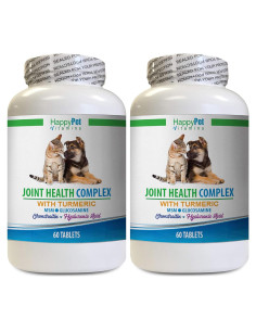 Suplemento Articular para Perros y Gatos - Happy Pet Vitamins - 120 Tabletas