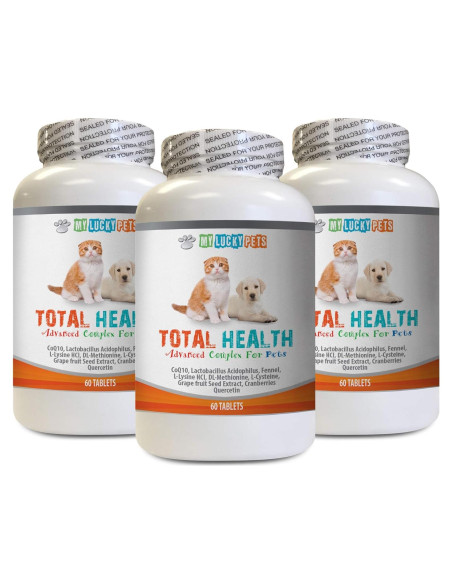 Suplemento de Salud Total para Mascotas My Lucky Pets - 180 Tabletas