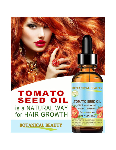 Aceite de Semilla de Tomate 100% Puro Botanical Beauty 60 ml