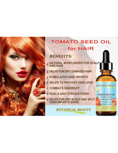 Aceite de Semilla de Tomate 100% Puro Botanical Beauty 60 ml