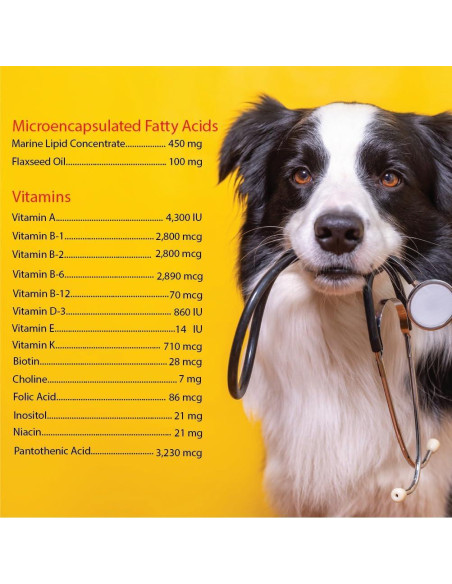 Derm-Tabs Extra Fuerza para Perros - 60 Tabletas Masticables