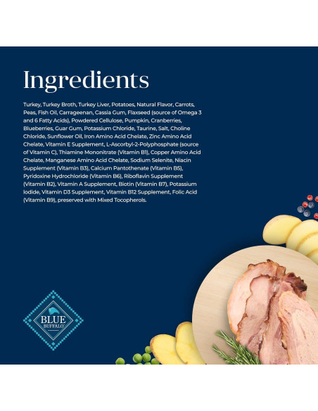 Comida Húmeda para Gatos Blue Buffalo Basics Pavo 85g x24