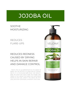 Aceite de Jojoba Velona 946 ml 100% Puro y Natural Hidratante 2