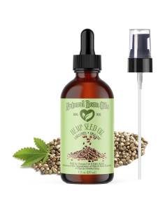 Aceite de Semilla de Cáñamo Natural Born Oils 113g Orgánico Prensado en Frío