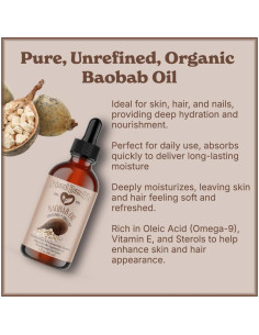Aceite de Baobab 120ml Natural Born Oils 100% Puro Orgánico 2