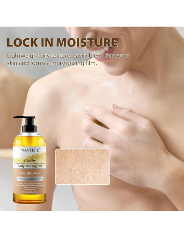 Aceite Corporal Terroso PHATOIL 260ml - Hidratante Natural