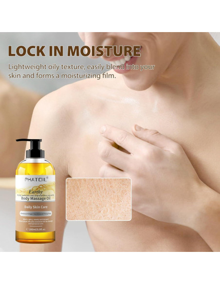 Aceite Corporal Terroso PHATOIL 260ml - Hidratante Natural
