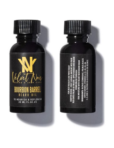 Aceite Hidratante para Barba Velvet Noir 30ml - Vainilla y Sándalo