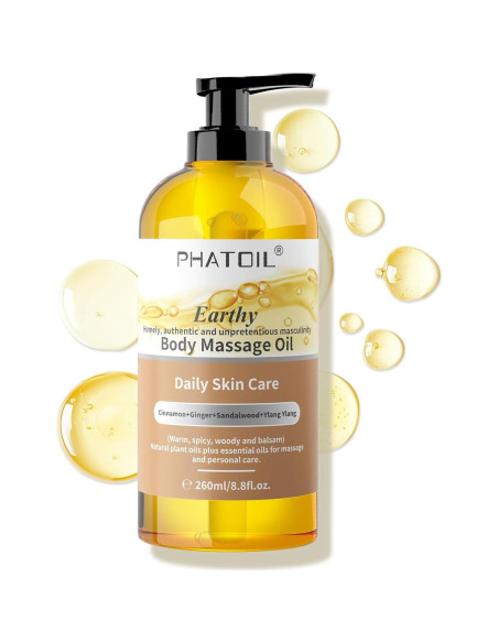 Aceite Corporal Terroso PHATOIL 260ml - Hidratante Natural