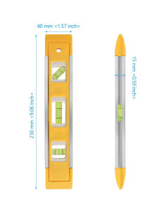 Paquete de 6 Niveles de Torpedo Magnético SEHOI 22.86 cm 2
