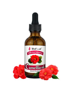 Aceite de Camelia 100% Puro Well's 60ml Hidratante Antienvejecimiento