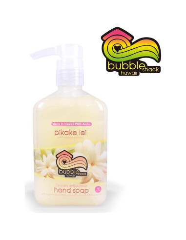 Jabón de Mano Bubble Shack Pikake Lei 227g - Hecho en Hawái