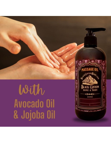 Conjunto de Loción Corporal y Aceite de Masaje Black Canyon 340g Aroma Saúco