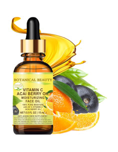 Aceite Facial Belleza Botánica Acai Berry 20% Vitamina C 14.79 ml 2