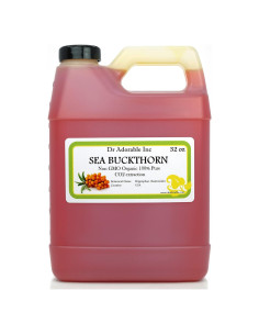 Aceite de Espino Marino 100% Puro Orgánico Dr Adorable 946ml