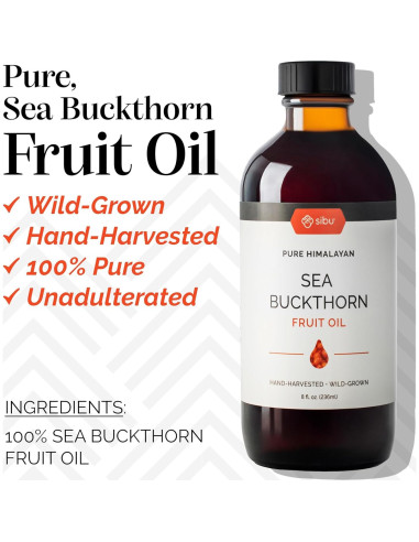 Aceite de Espino del Mar Sibu 60 ml - Omega 7 Orgánico