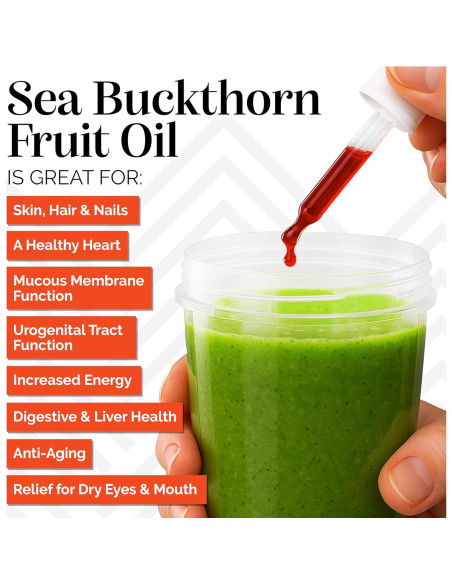 Aceite de Espino del Mar Sibu 60 ml - Omega 7 Orgánico