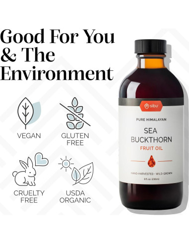 Aceite de Espino del Mar Sibu 60 ml - Omega 7 Orgánico