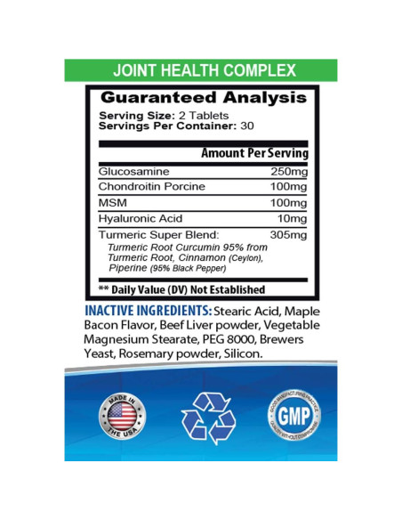 Suplemento Articular para Perros y Gatos - Happy Pet Vitamins - 60 Tabletas