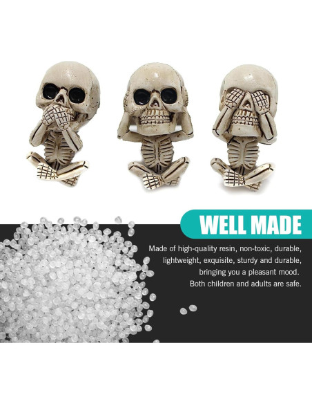 3 Clips Ambientador Calavera Sinytuto para Auto Universal