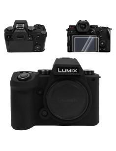Funda Protectora VOVMOEYA para Panasonic LUMIX S5II/S5IIX - Negra