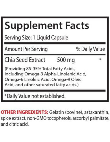 Suero Hidratante Chía Orgánica SWAN LIFE 120 Cápsulas