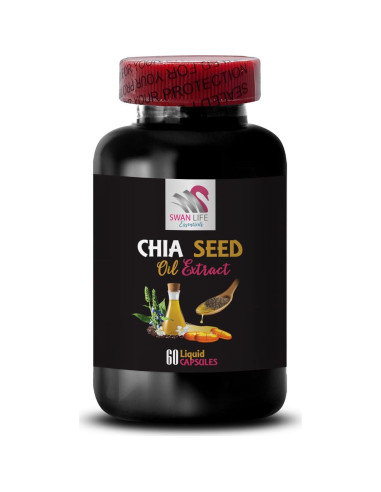 Aceite de Semilla de Chía Orgánico SWAN LIFE 60 Cápsulas