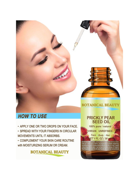 Aceite de Semilla de Nopal Orgánico Belleza Botánica 10 ml