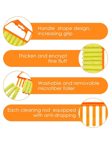 Kit de Limpieza de Persianas Venecianas Nuogo - 6 Piezas Kit de Limpieza de Persianas Venecianas Nuogo - 6 Piezas