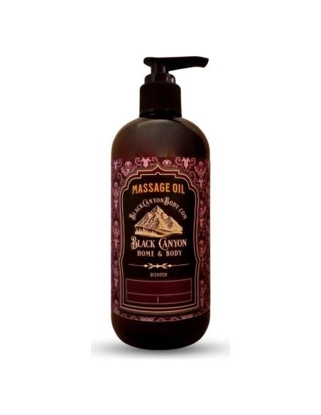 Aceite de Masaje Aromatizado Grosella Negra y Ámbar 340g Black Canyon