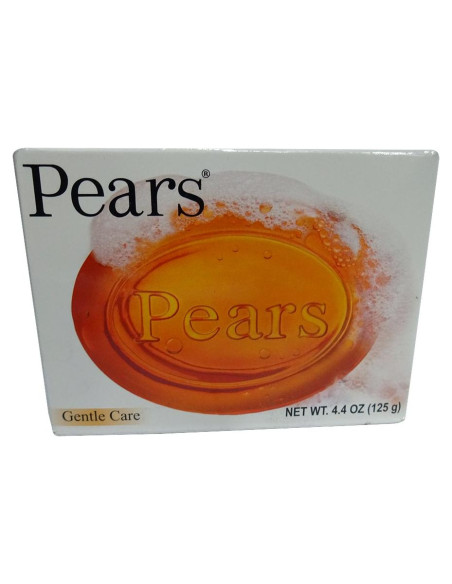 Jabón Pears Cuidado Suave Transparente 375 g (Paquete de 3)