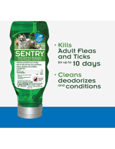 Champú para Pulgas y Garrapatas SENTRY PRO 510g Lino Lavado 2