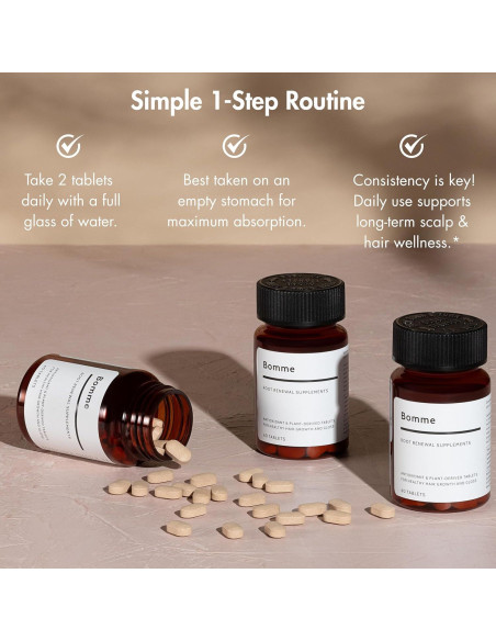 Suplemento Crecimiento Capilar Biotina AOS 68g - Vegano y Natural