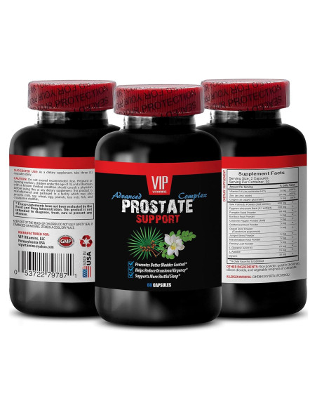 Suplemento Herbal VIP VITAMINAS 60 Cápsulas - Soporte Prostático y Alcalinizante