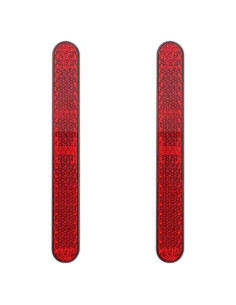 Reflectores Adhesivos Rojo BAR - Seguridad para Vehículos 2Pcs