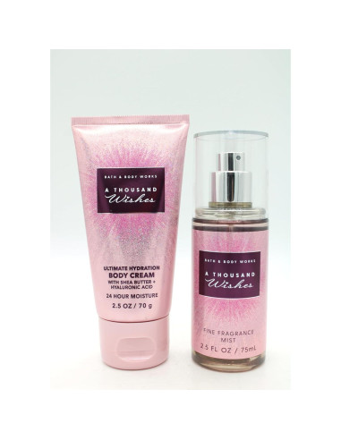 Conjunto de Fragancia y Crema Corporal Mil Deseos - Bath and Body Works
