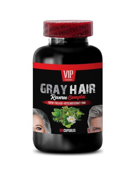 Polvo de raíz Fo-Ti 120 Cápsulas - Complejo para Cabello Canoso